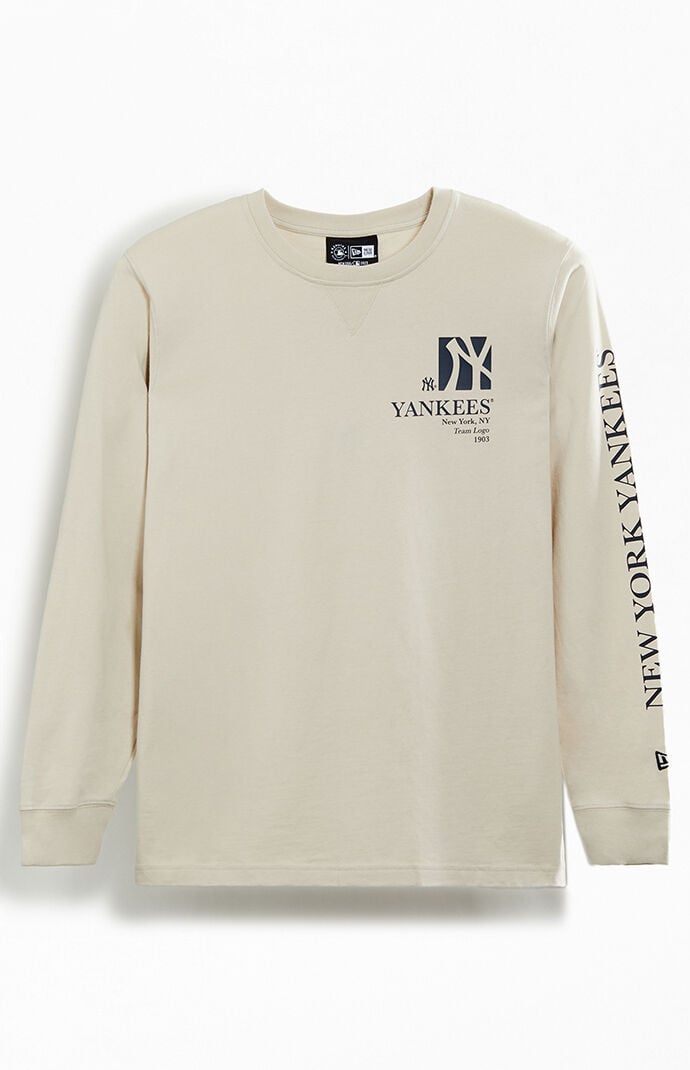Yankees long sleeve t shirt hotsell