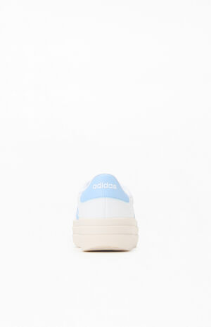 Women's White & Blue VL Court Bold Sneakers image number 3