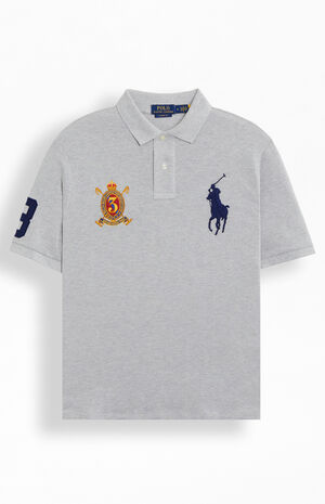 Classic Fit Big Pony Mesh Polo Shirt image number 1