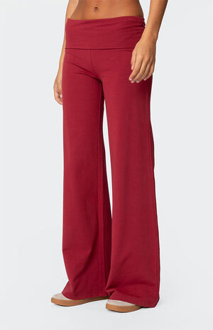 Wide Leg Fold Over Pants image number 3