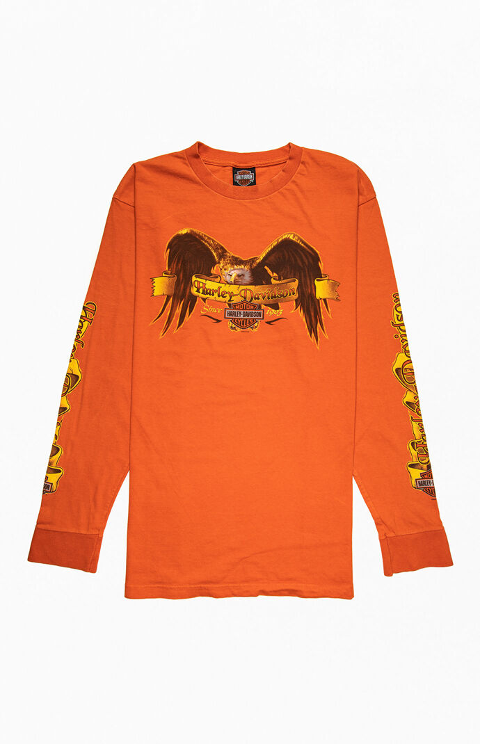 Orange Harley Long Sleeve T-Shirt