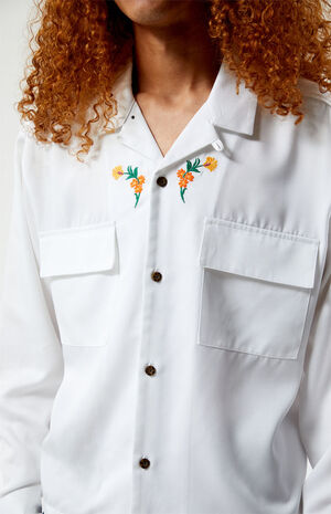 Global Auto Embroidered Long Sleeve Camp Shirt image number 3