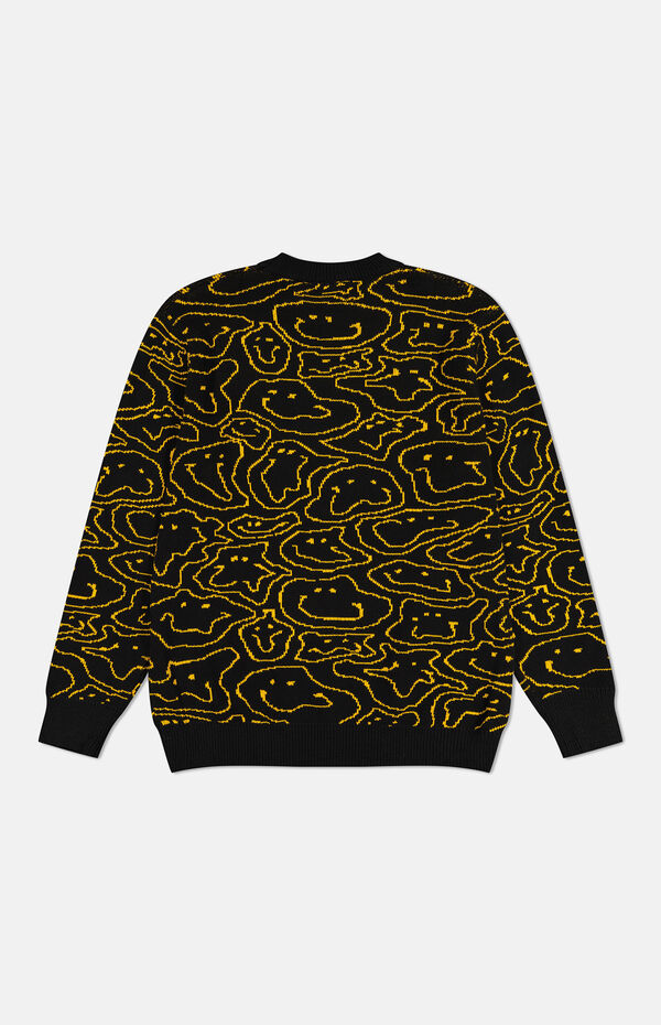 WeSC America Inc Leon Warp Smiley Crew Neck Sweater