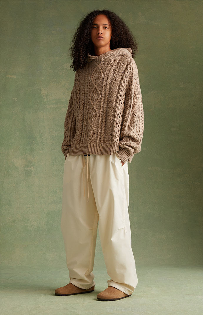 Fear of God Essentials Cloud Dancer Relaxed Trousers | PacSun