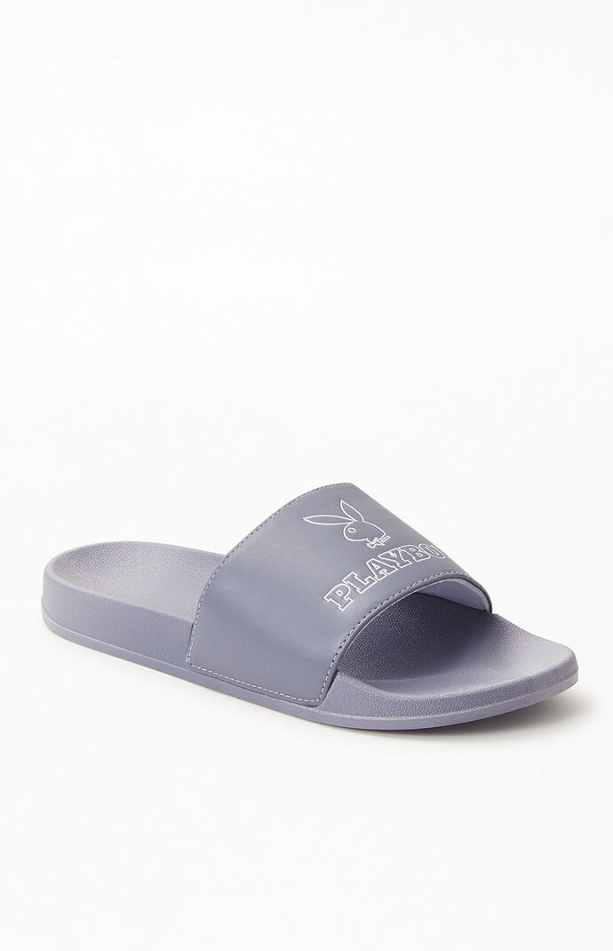 By PacSun Women's Blue Bunny Slide Sandals
