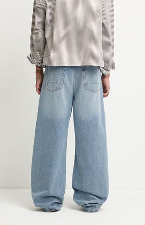 Blake Extreme Baggy Jeans Light Indigo image number 4