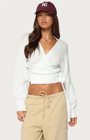 Stella Wrap Knit Cardigan image number 1