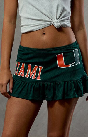 Miami Hurricanes Ruffle Mini Skort image number 2