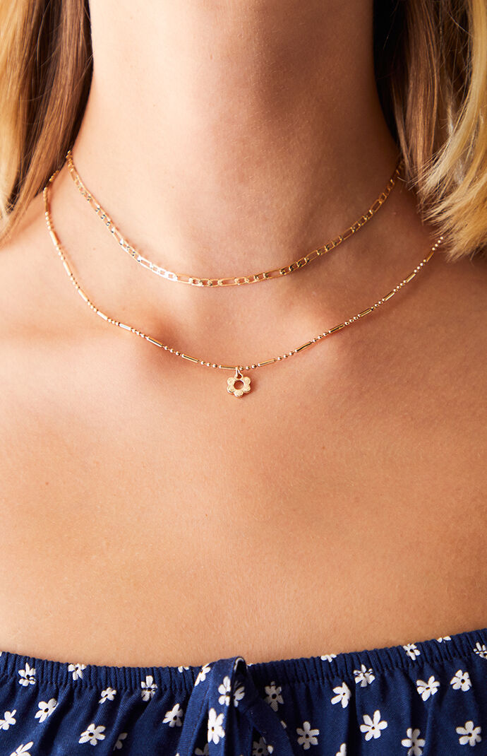 Golden Daisy Necklace