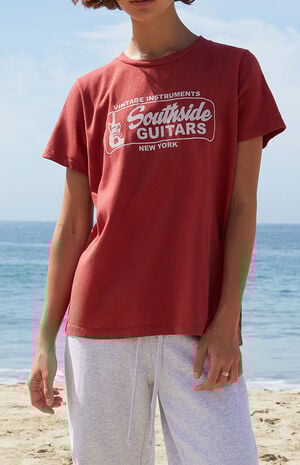 Red Chloe Southside Guitar T-Shirt image number 1