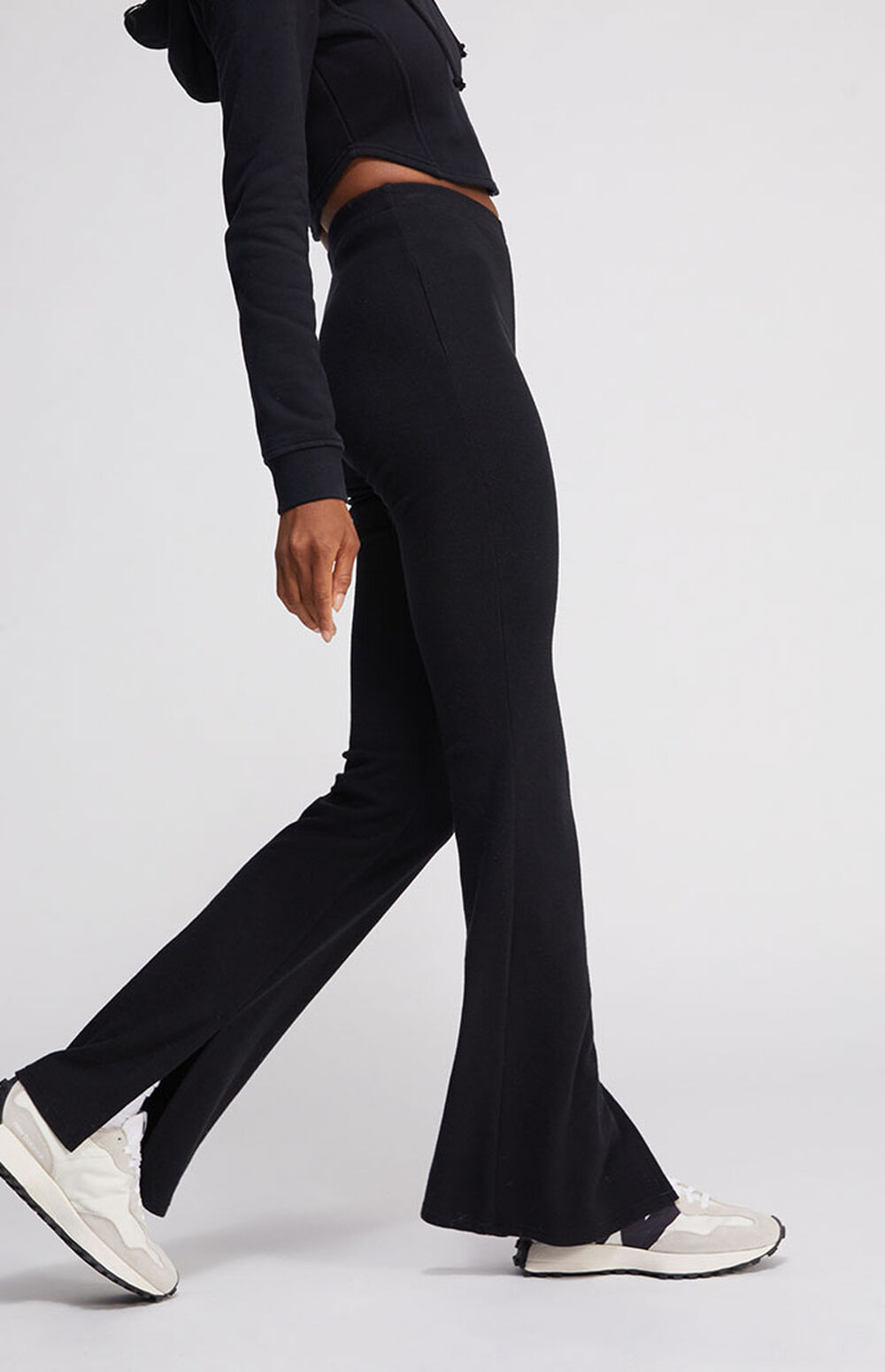 PacSun Girlfriend Split Flare Pants PacSun