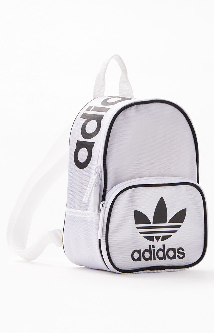 adidas white mini backpack