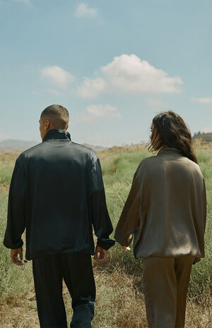 Eco Charmeuse Half-Zip Jacket image number 4