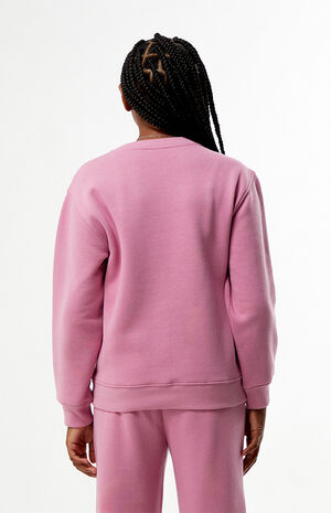 Pink Crew Neck Sweatshirt image number 3
