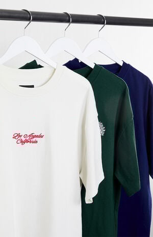 3 Pack Embroidered T-Shirts image number 2
