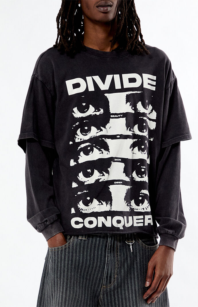 Pacsun Divide 2fer Long Sleeve T-Shirt