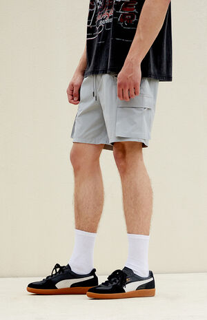 Gray Cargo Shorts image number 4