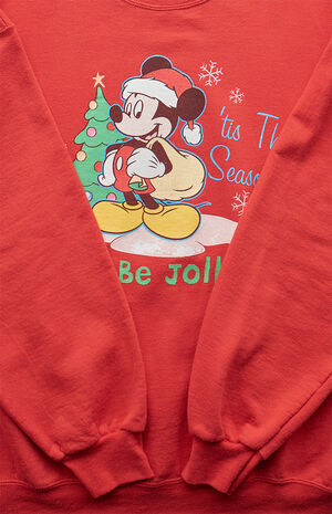 2000s Mickey Tis the Season Crew Neck Sweatshirt image number 5