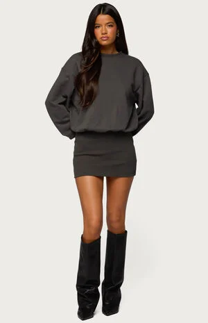 Jannah Sweatshirt Mini Dress image number 1