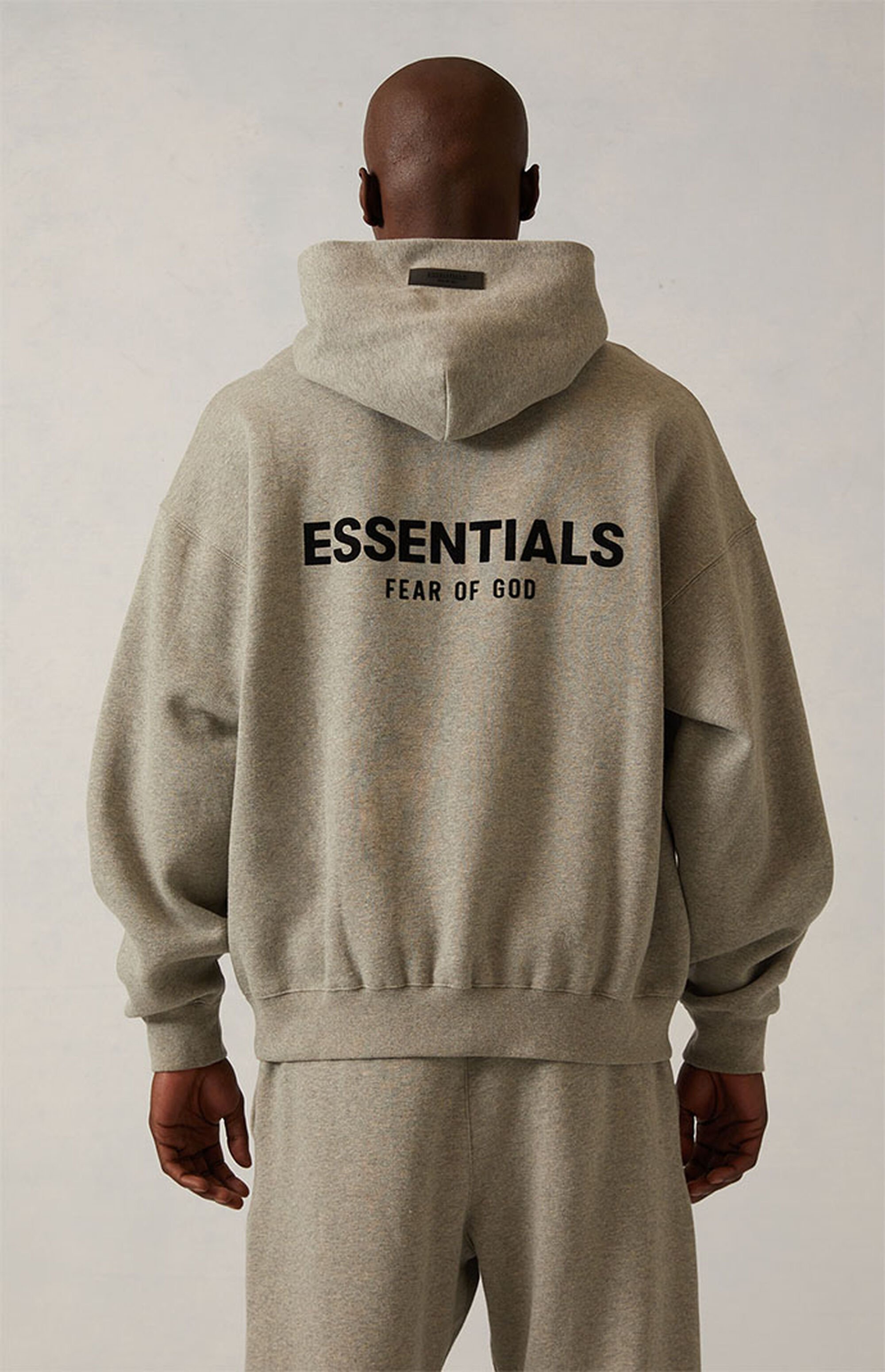 Essentials Fear Of God Dark Oatmeal Hoodie PacSun