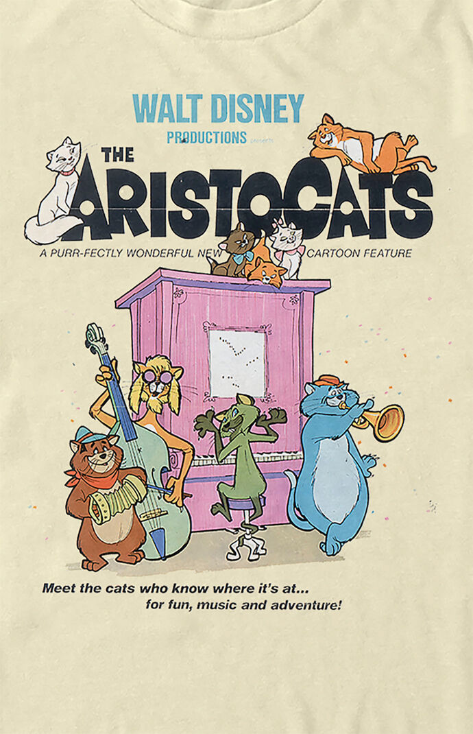 Vintage Aristocats Poster T-Shirt