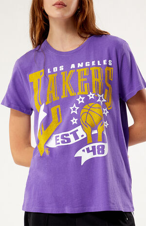 Los Angeles Lakers Banner Vintage T-Shirt image number 2