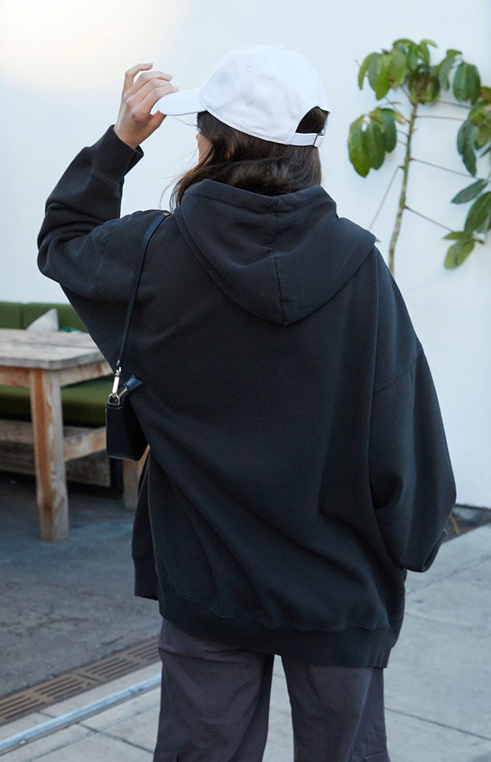 John Galt Black Full Zip Hoodie | Pacsun