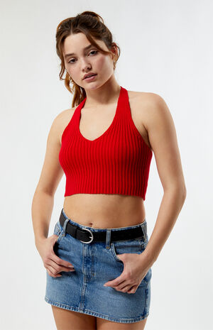 Pixie Knit Halter Top image number 2