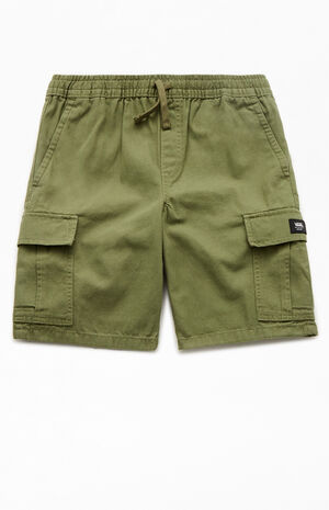 vans shorts kids Green