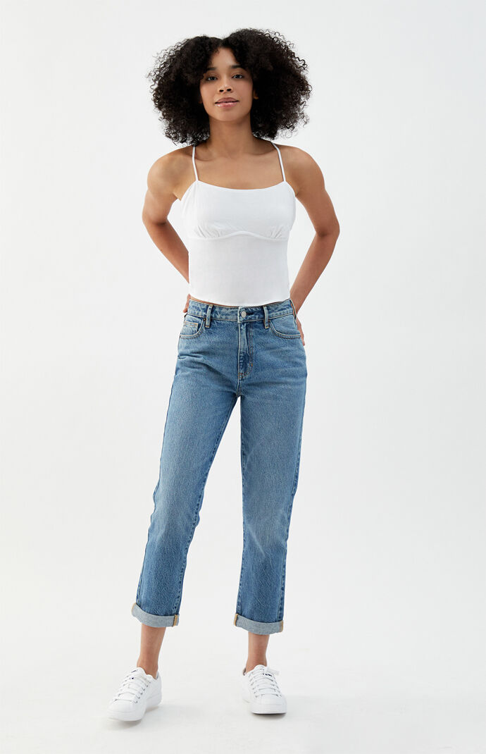 Lace-Up Back Cami Top