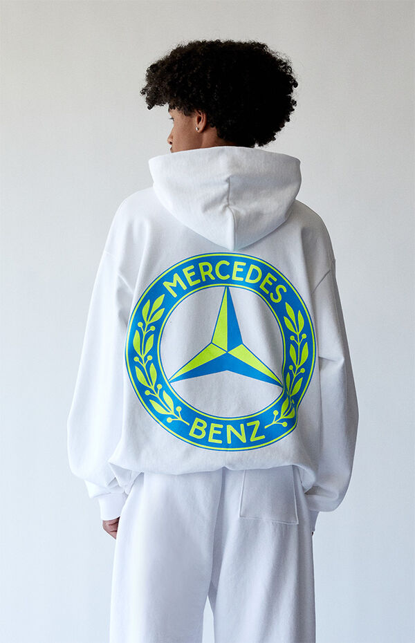 AWGE x Mercedes Benz White Hoodie | Pacsun