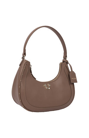 Top Zip Crescent Hobo Bag image number 2
