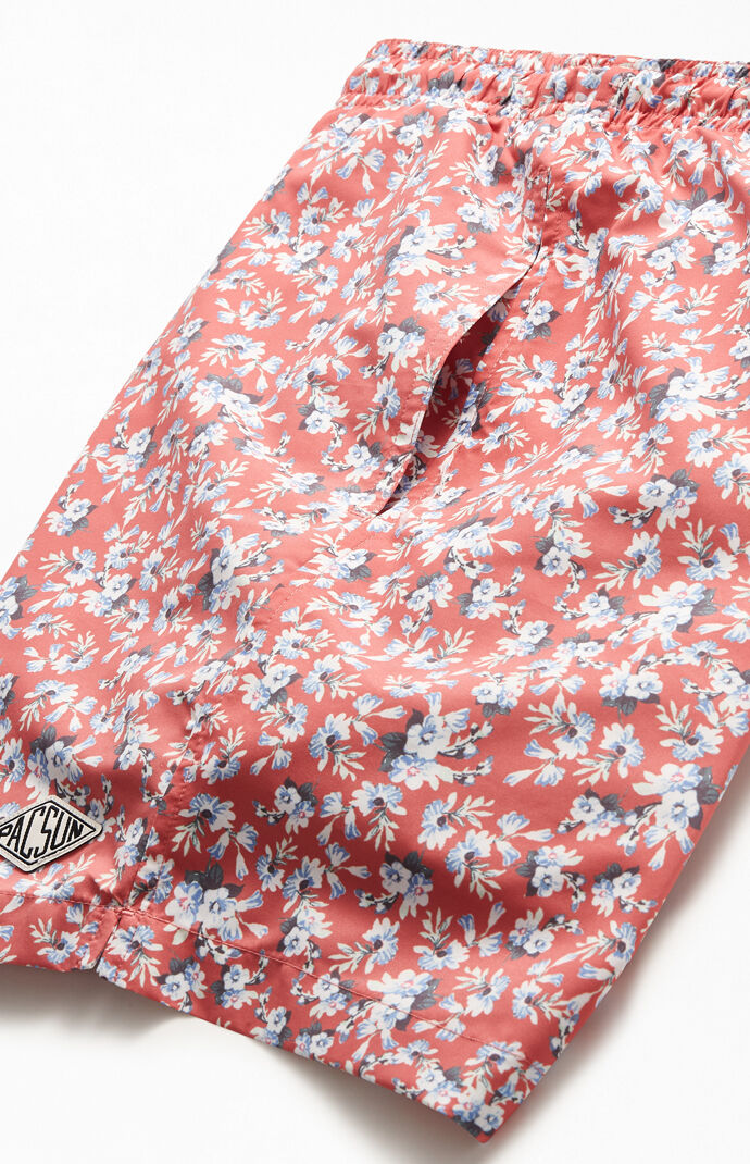 Ditsy Floral 17" Swim Trunks