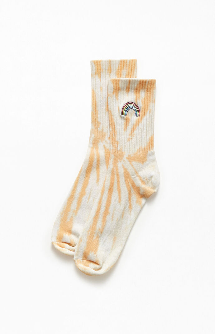 Tie-Dye Rainbow Socks