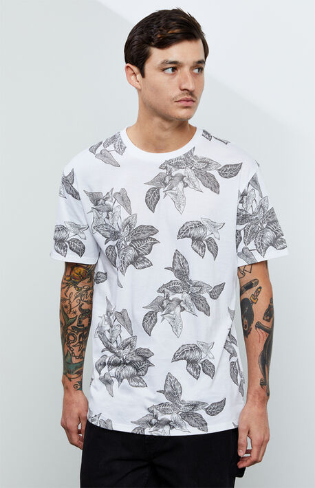 Dipper Foliage Print T-Shirt