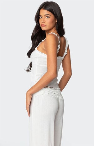 Sylvia Pointelle Tank Top image number 5