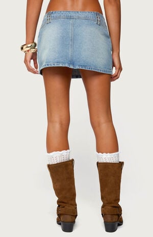 Tory Western Denim Mini Skirt image number 3