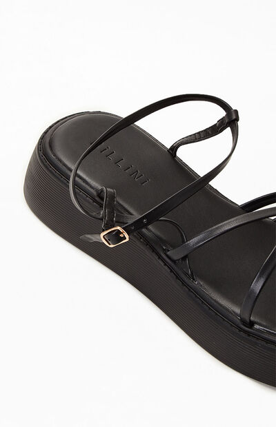 white flat slide sandals