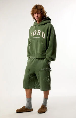 Fleece Carpenter Sweat Shorts image number 1