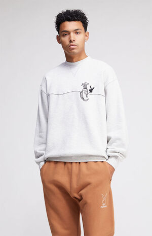 White Crewneck Sweatshirt - Too Cool Sportswear