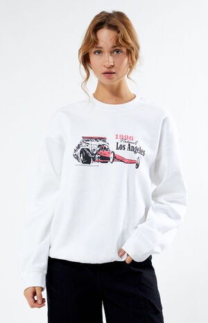Los Angeles Drag Racing Crew Neck Sweatshirt image number 1