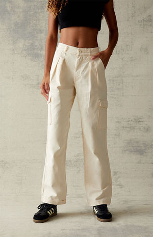 Vanilla Cargo Trousers image number 1