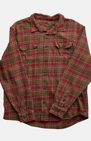 '90s Brown Flannel Top image number 3