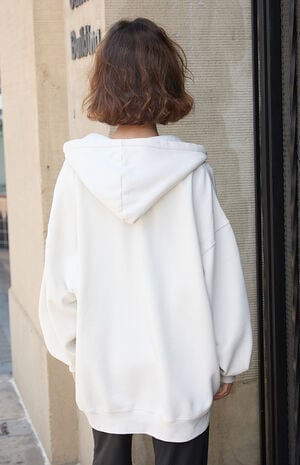 Cement Christy Full Zip Oversized Hoodie image number 3