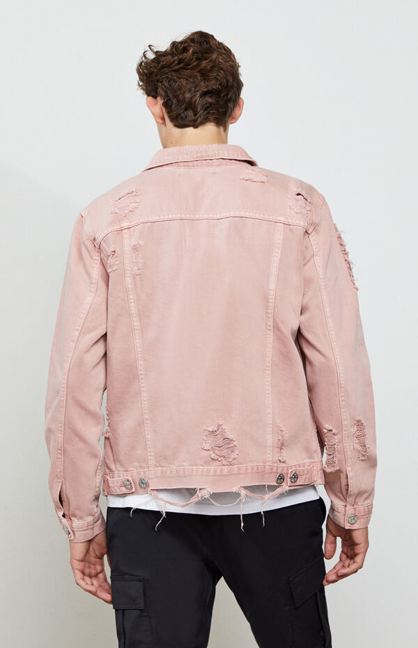 Pacsun Classic Destroy Denim Trucker Jacket Pacsun