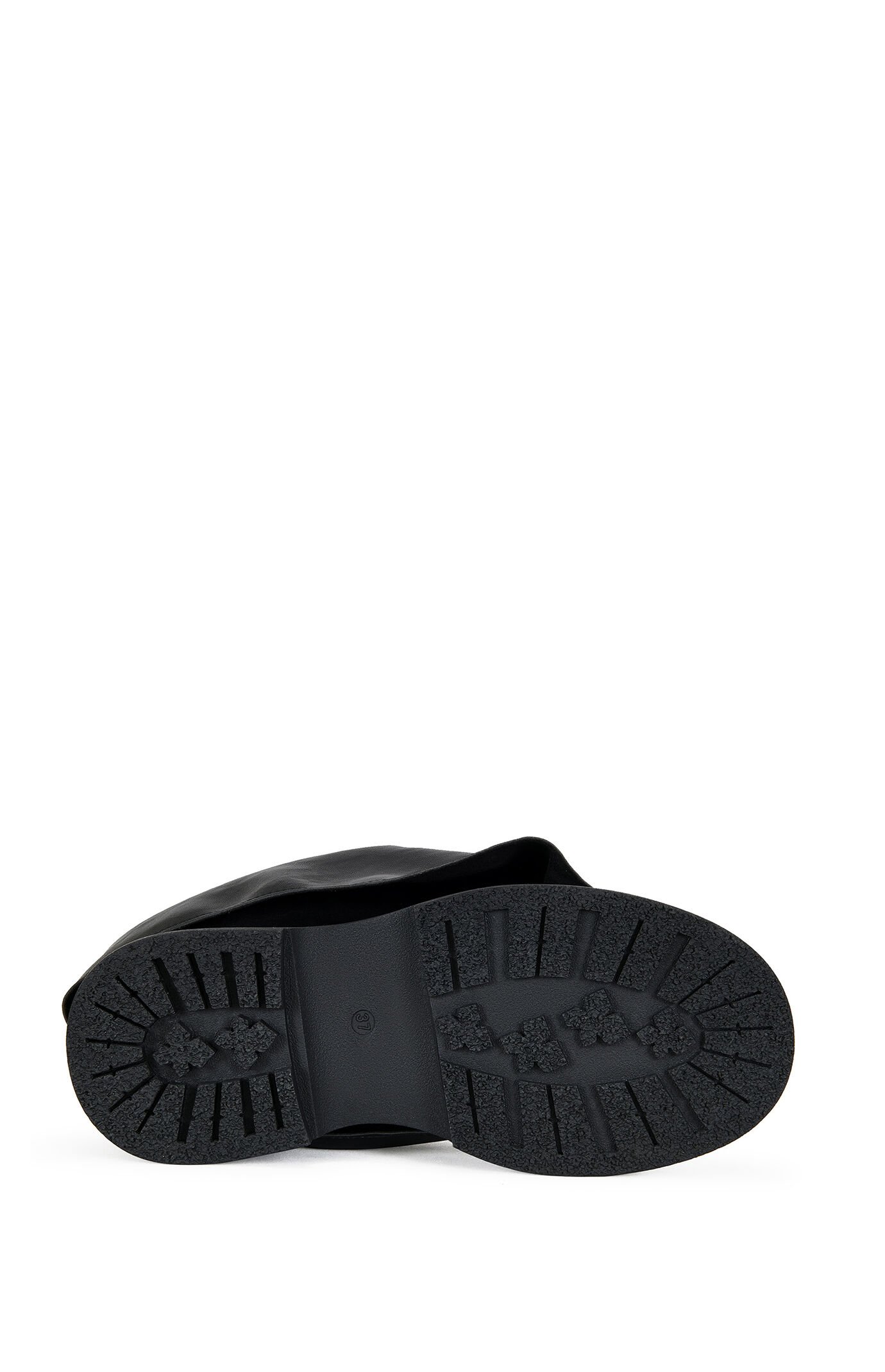 AZALEA WANG Maitye Black Chunky Loafers