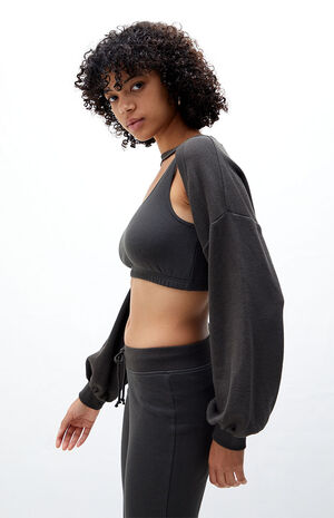 redaktionelle efterskrift Stærk vind PacSun Catalina Cropped Shrug Sweatshirt Two-Piece Set | PacSun