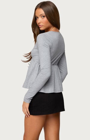 Kenzie Long Sleeve Babydoll Top image number 3