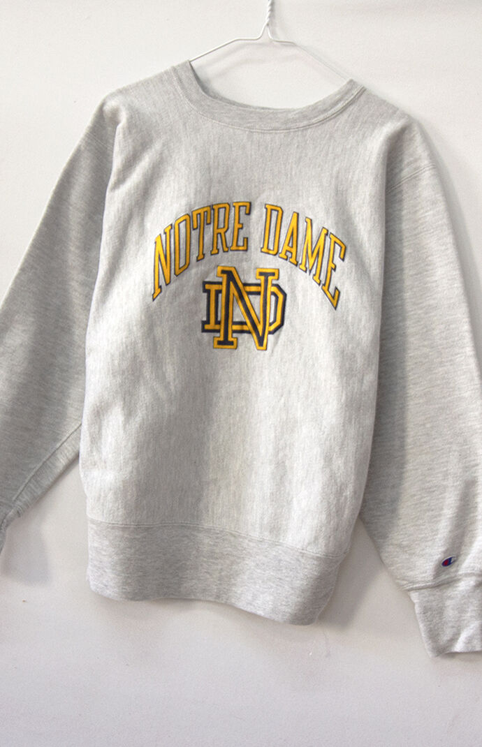 Upcycled Notre Dame Crew Neck Sweatshirt