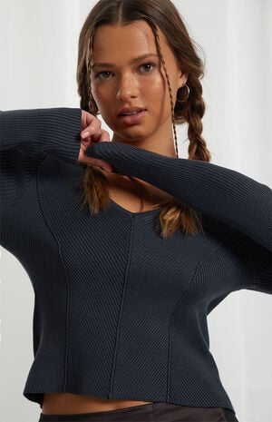 Eco Katrina V-Neck Sweater image number 3